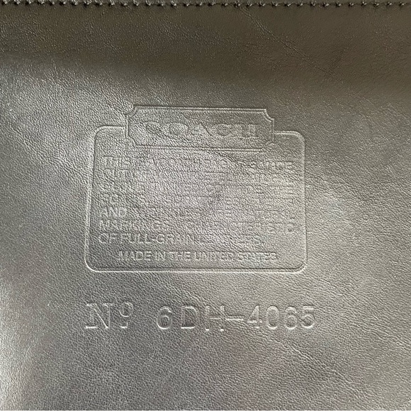 Vintage Coach Black Leather 4065 Light Tote Bag *Project* - Picture 13 of 13